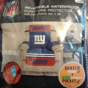 NY Giants recliner covers NWT